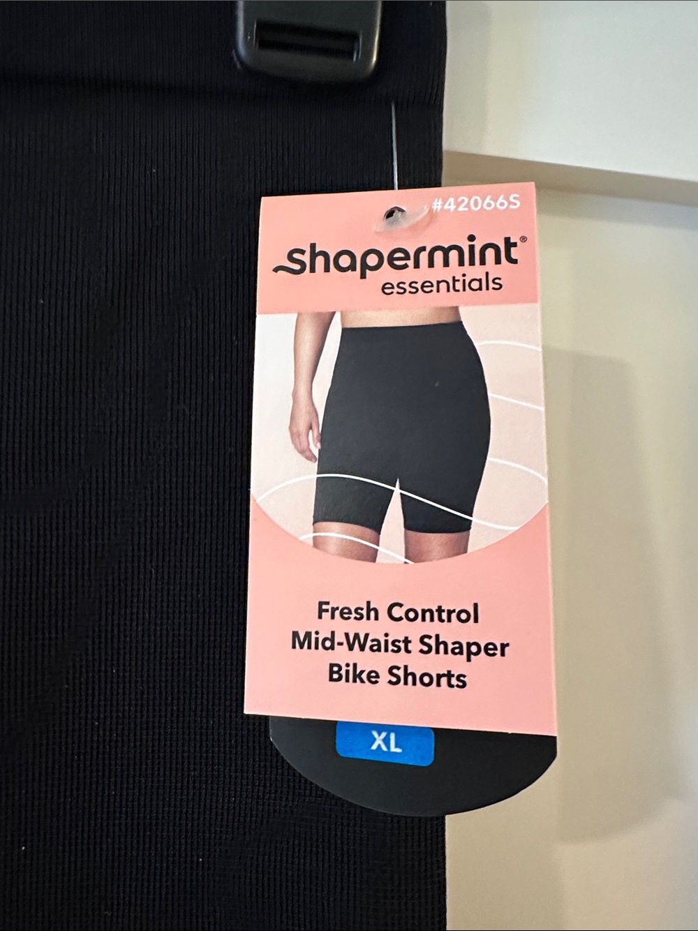 Shapermint Black Mid-Thigh Shaping Shorts XL - Picture 2 of 5